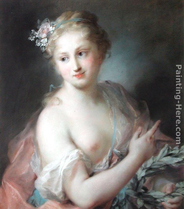 Rosalba Carriera Nymph from Apollo's Retinue